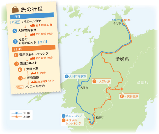 日本観光地巡り 一度は見ておきたい 歴史も自然もふるさと愛媛再発見の旅 1泊2日 1日目 あいリンク公式webサイト
